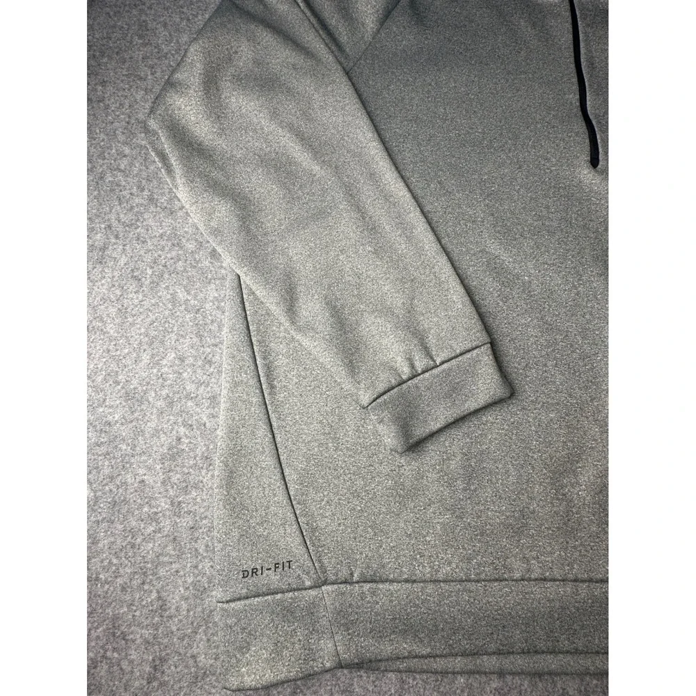 Nike Dri-FIT Mens 3XL Heather Gray Quarter Zip Pullover Fleece Top 860497-012